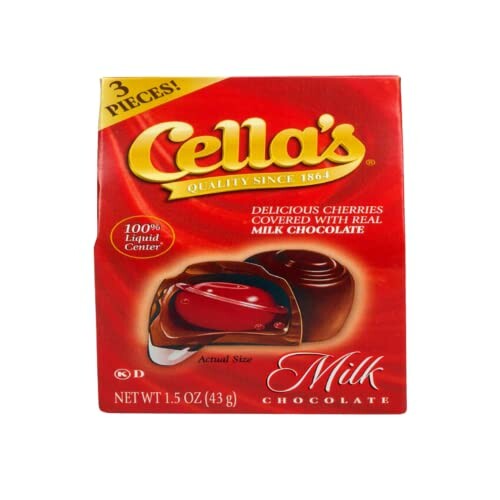 Cella's milk chocolate covered cherries box