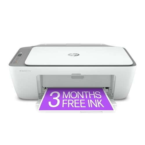 HP DeskJet 2721e printer with free ink offer